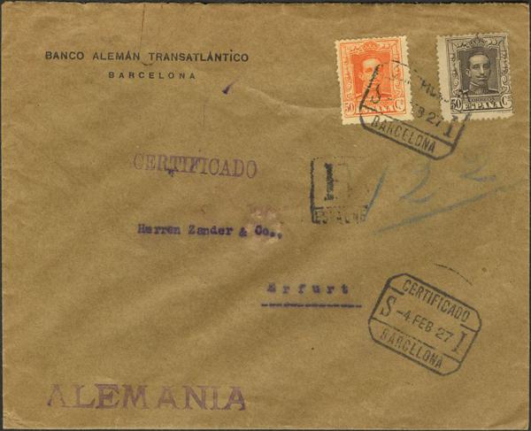 0000012941 - España. Alfonso XIII Correo Certificado