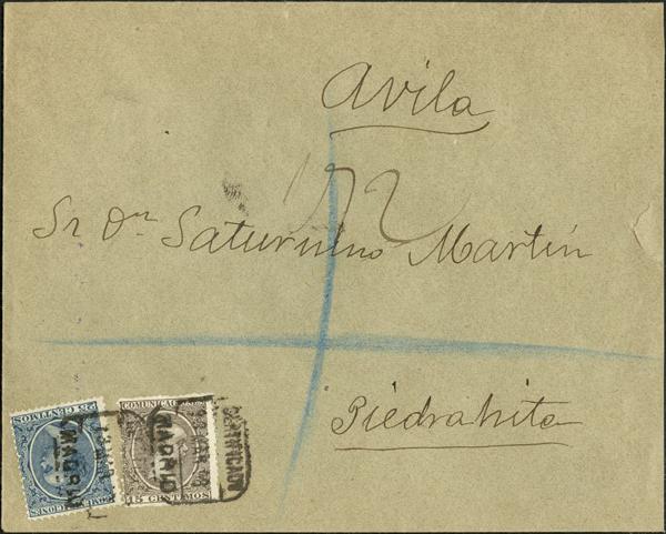 0000014030 - Spain. Alfonso XIII Registered Mail