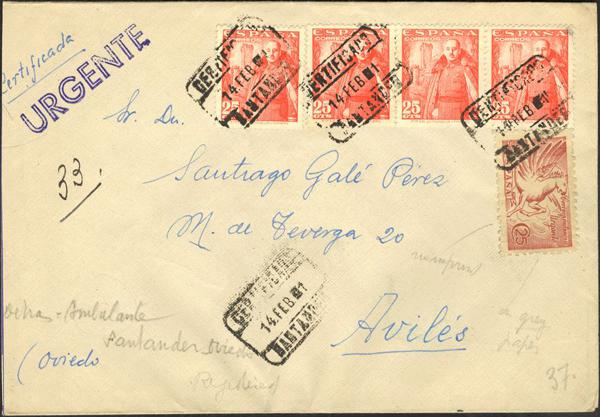 0000014116 - Spain. Spanish State Registered Mail