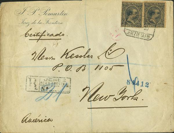0000014193 - Spain. Alfonso XIII Registered Mail