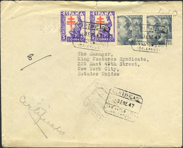 0000014295 - Spain. Spanish State Registered Mail