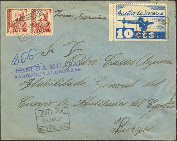 0000014625 - National Zone. Bando Nacional Registered Mail