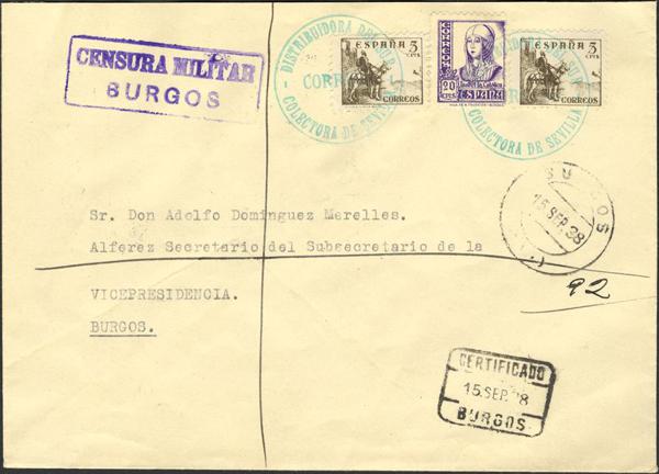 0000015119 - National Zone. Bando Nacional Registered Mail