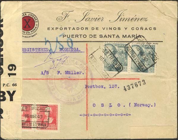 0000015832 - Spain. Spanish State Registered Mail