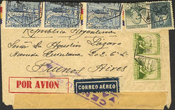 0000016068 - Spain. Spanish Republic Airmail
