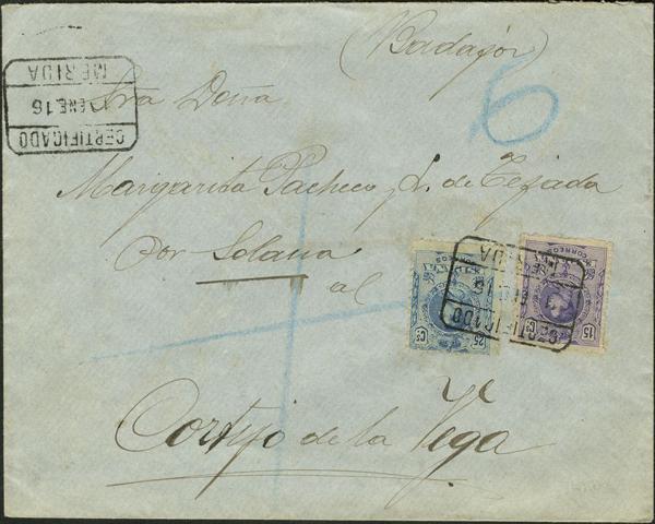 0000016181 - Spain. Alfonso XIII Registered Mail