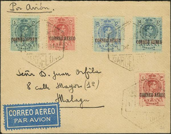 0000016754 - España. Alfonso XIII Correo Aéreo
