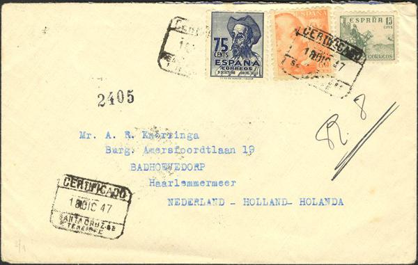 0000016793 - Spain. Spanish State Registered Mail
