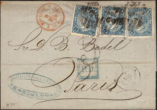 0000017553 - Catalonia. Postal History