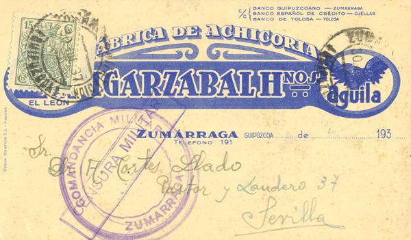 0000018601 - Basque Country. Postal History