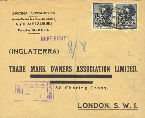 0000019343 - Spain. Spanish State Registered Mail