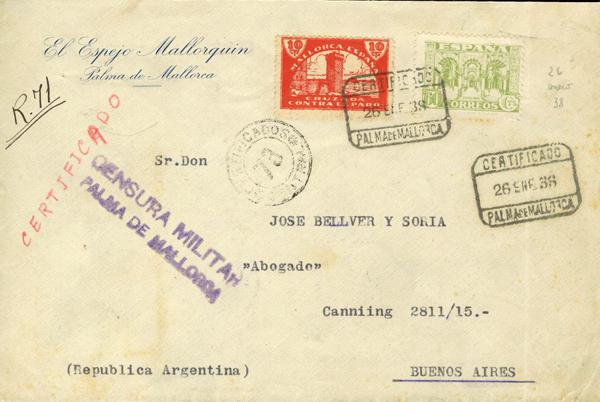 0000020182 - Balearic Islands. Postal History