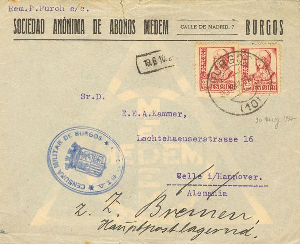 0000020192 - Castile and Leon. Postal History