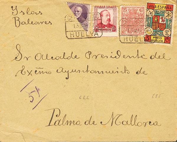 0000020316 - Spain. Spanish Republic Registered Mail