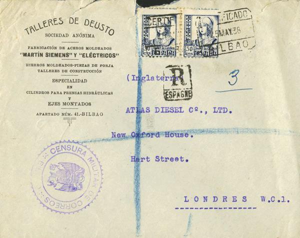 0000021944 - Basque Country. Postal History