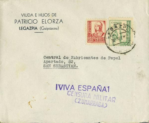 0000021996 - Basque Country. Postal History