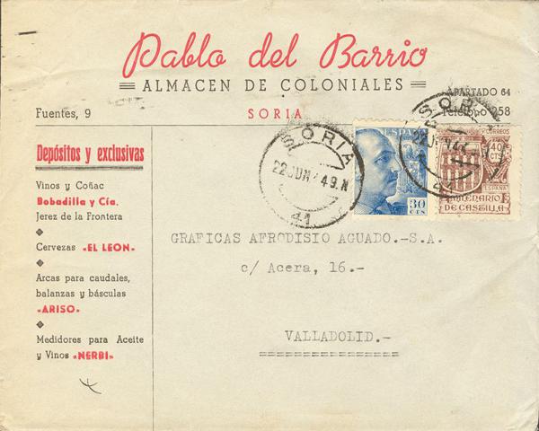 0000022059 - Castile and Leon. Postal History