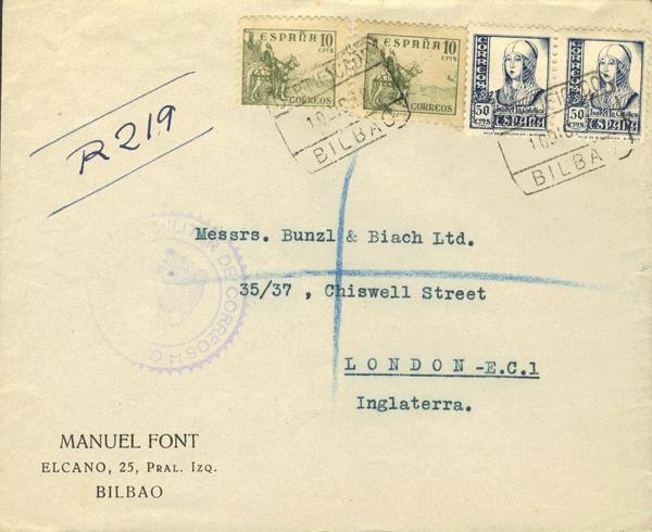 0000022096 - Basque Country. Postal History