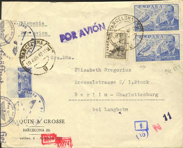 0000022107 - Spain. Spanish State Air Mail