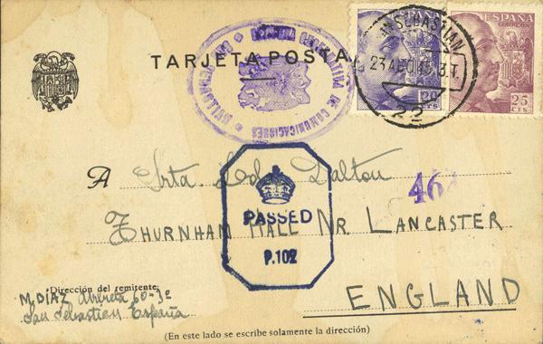0000022138 - Basque Country. Postal History