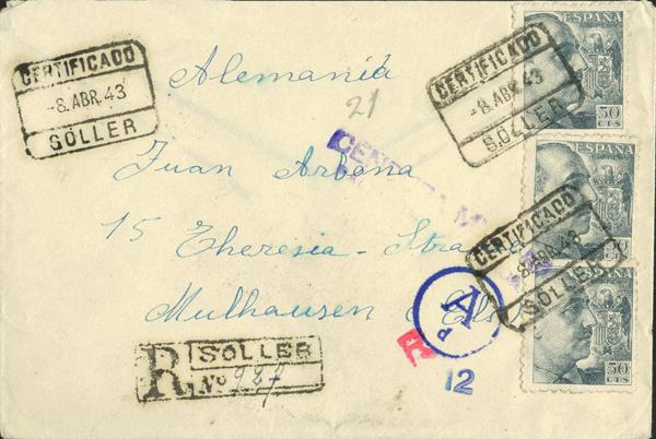 0000023287 - Balearic Islands. Postal History