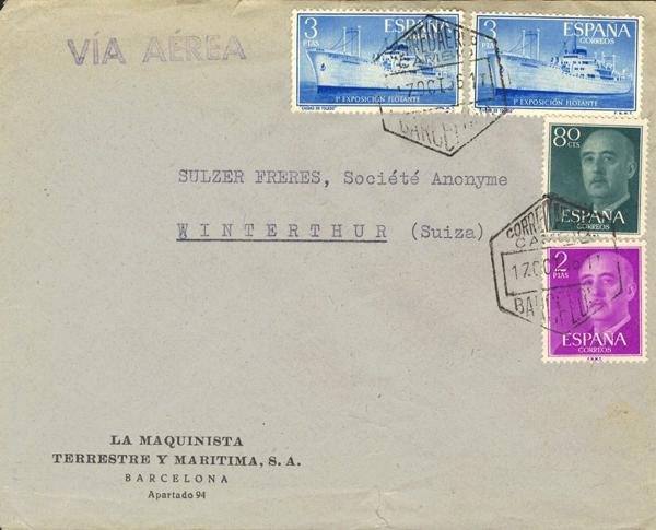 0000023614 - Spain. 2nd Centenary Airmail