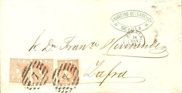 0000025239 - Andalusia. Postal History