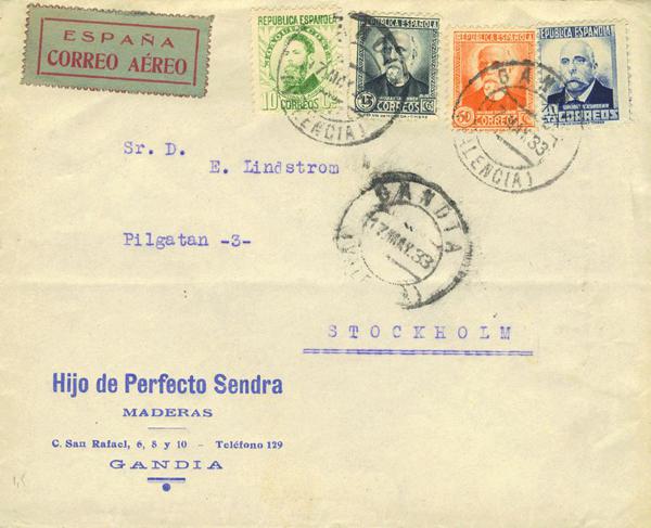 0000025375 - España. República Española Correo Aéreo