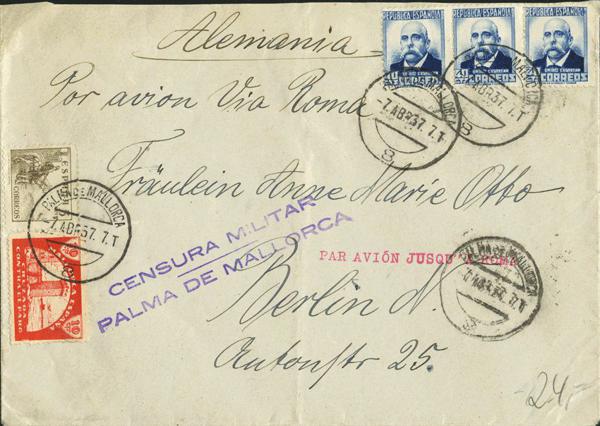 0000025378 - Balearic Islands. Postal History