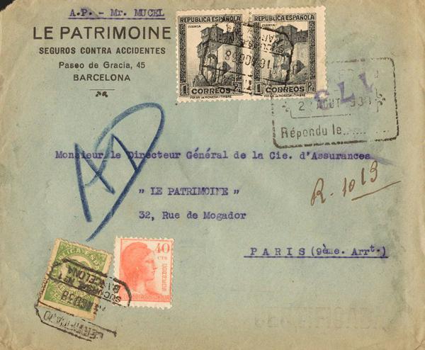 0000025382 - Catalonia. Postal History