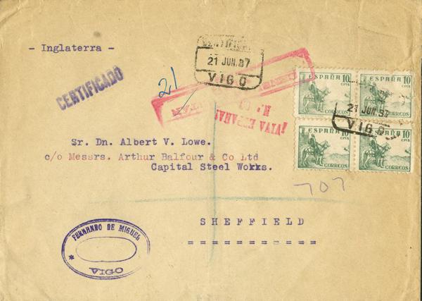 0000026019 - Galicia. Postal History