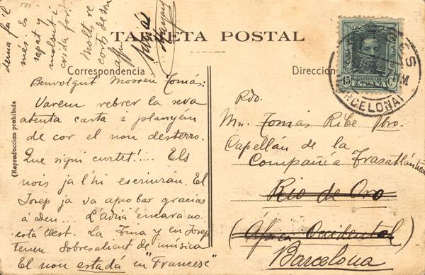 0000026089 - Cataluña. Historia Postal