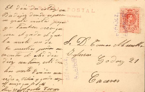 0000026165 - Extremadura. Postal History