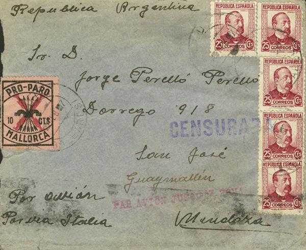 0000026389 - Balearic Islands. Postal History