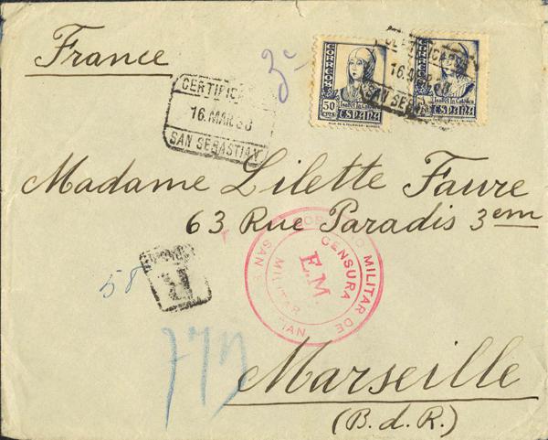 0000029740 - Basque Country. Postal History