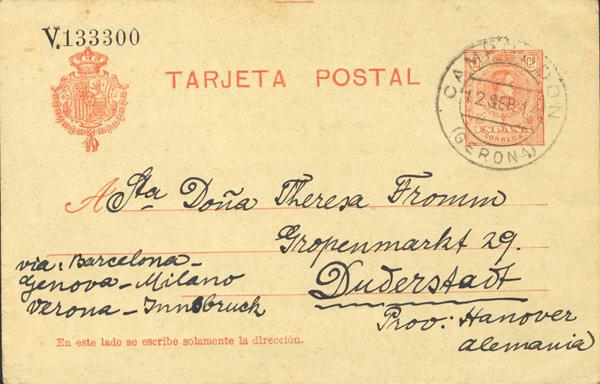 0000029776 - Cataluña. Historia Postal