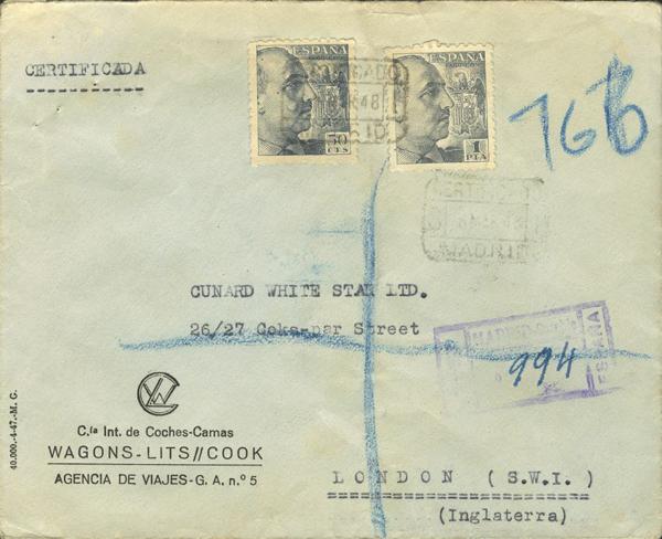 0000030364 - Spain. Spanish State Registered Mail