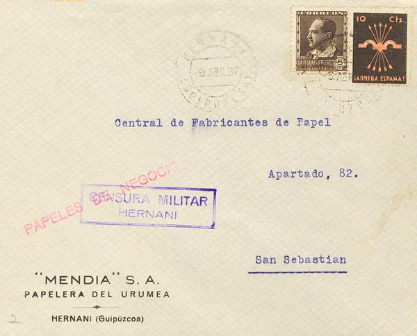 0000030770 - Basque Country. Postal History