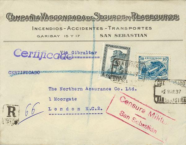 0000030844 - Basque Country. Postal History
