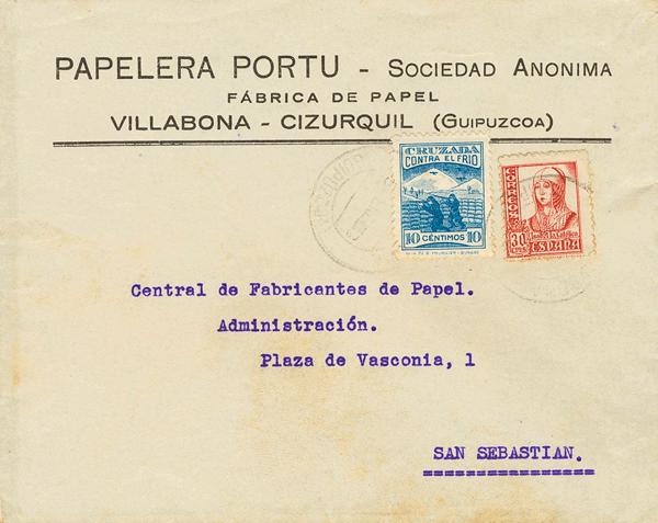 0000030848 - Basque Country. Postal History
