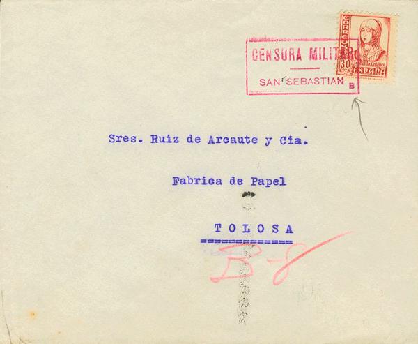 0000030903 - País Vasco. Historia Postal