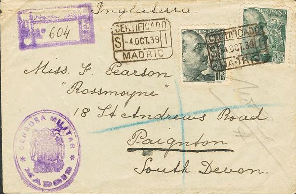 0000030913 - Spain. Spanish State Registered Mail