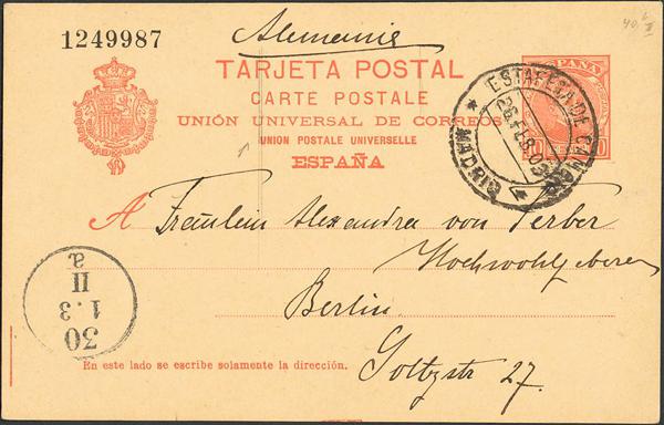 0000031098 - Madrid. Postal History
