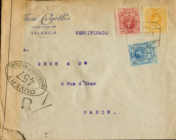 0000031964 - Spain. Alfonso XIII Registered Mail