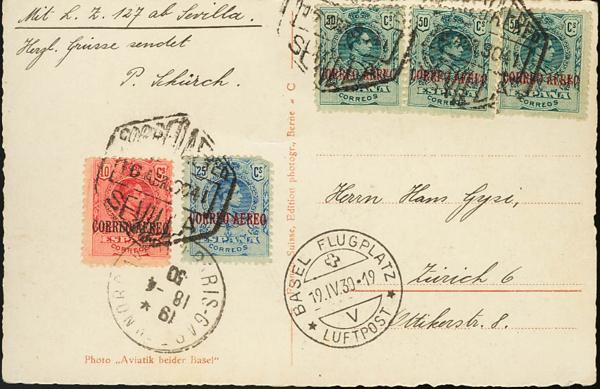 0000036635 - Spain. Alfonso XIII Air Mail