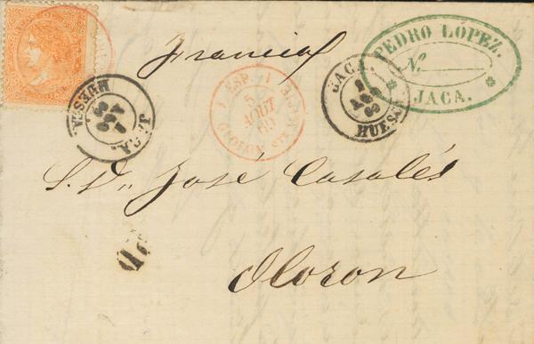 0000037101 - Aragon. Postal History