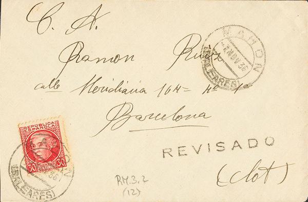 0000041766 - Balearic Islands. Postal History