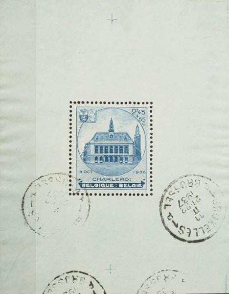 0000044157 - Bélgica. Hoja Bloque