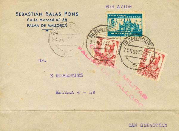 0000044967 - Balearic Islands. Postal History