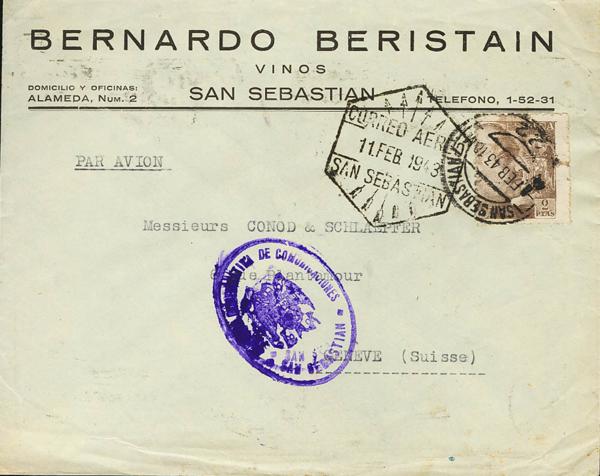 0000045116 - Basque Country. Postal History